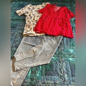 Maternity Bundle (two tops and one pant) tops Size M pants size 14